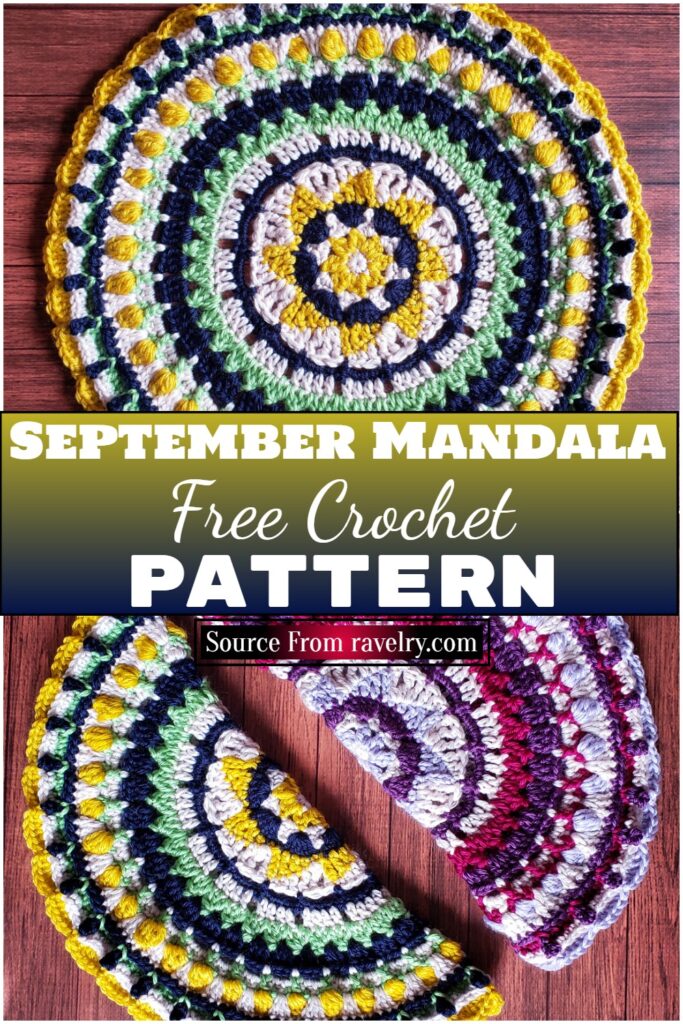 32 Easy Free Crochet Mandala Patterns - DIYsCraftsy