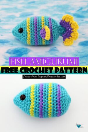 20 Free Crochet Fish Patterns For Beginners - DIYsCraftsy