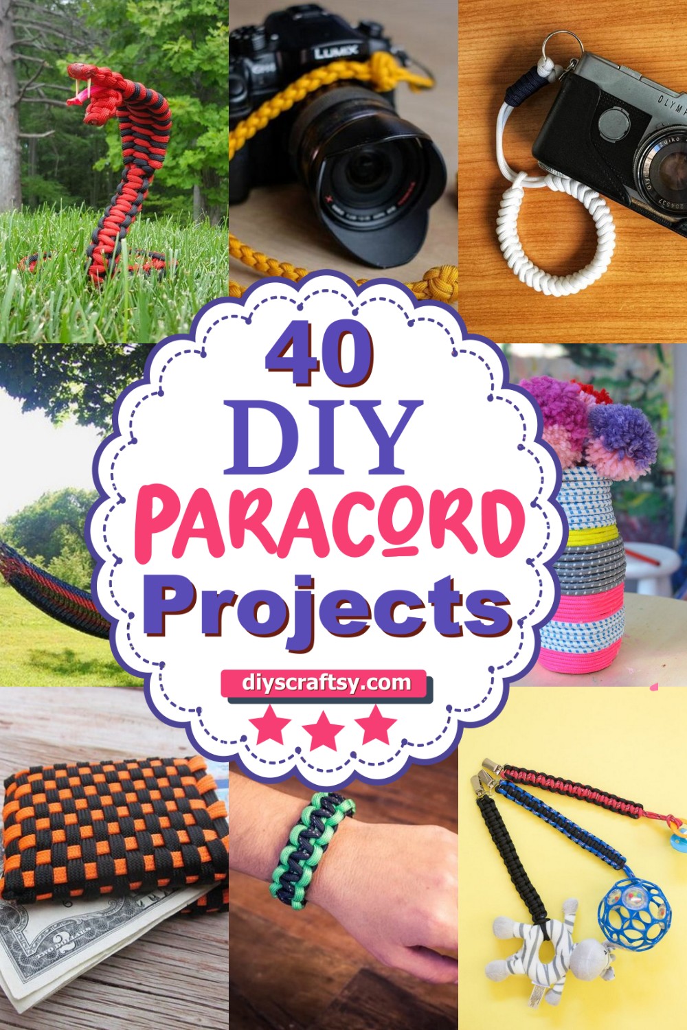 40 DIY Paracord Projects To Make Today - DIYsCraftsy