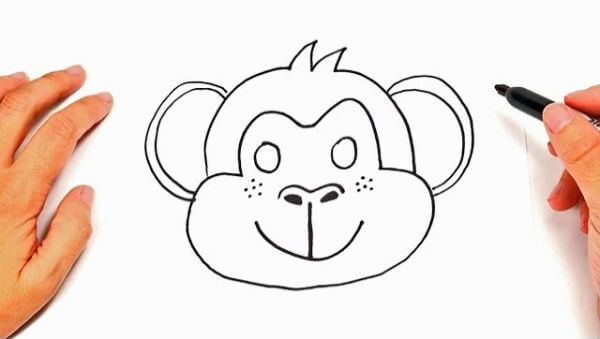 22 Monkey Drawing Ideas - How To Draw Monkey - DIYsCraftsy